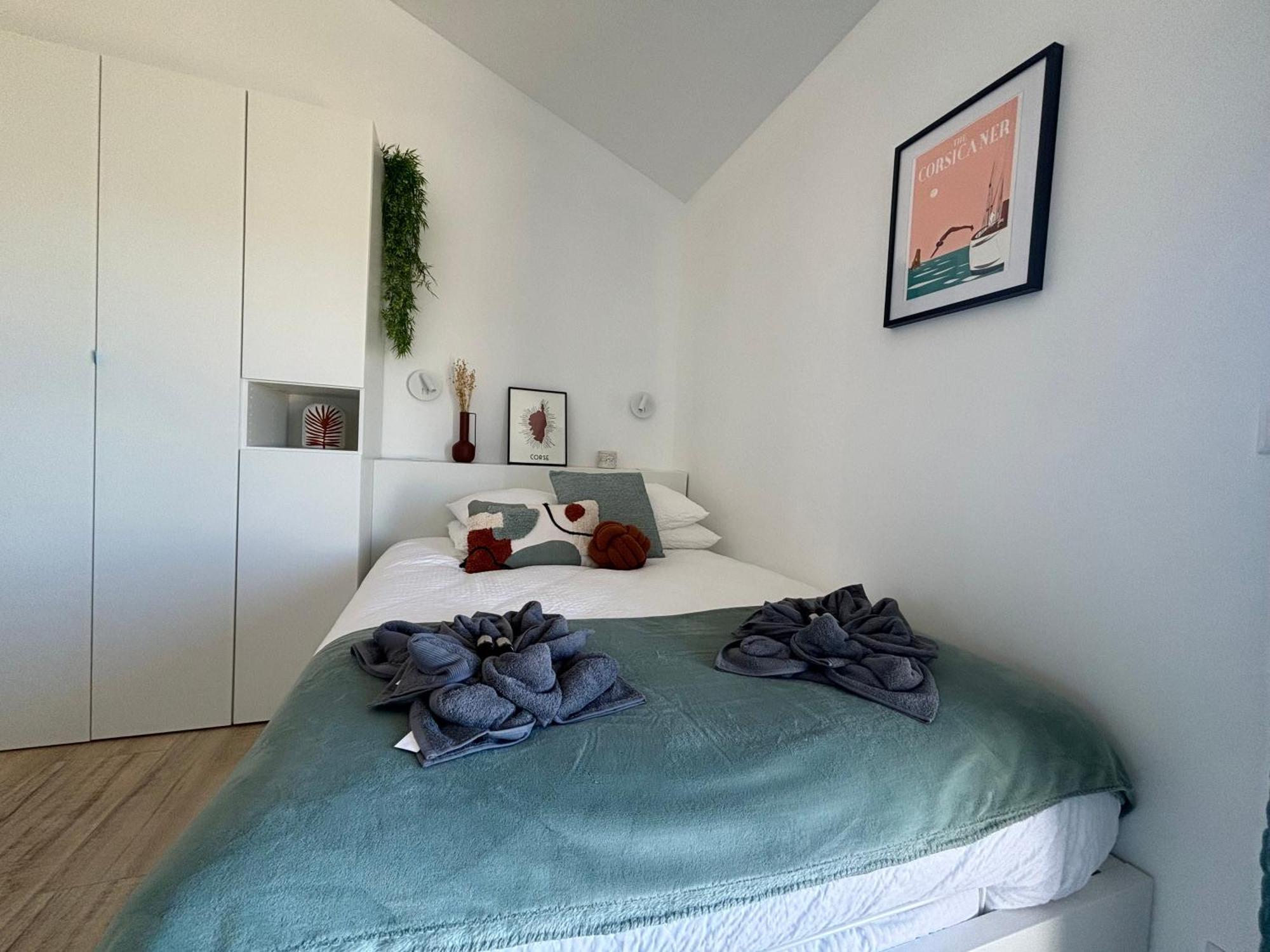 Studio Vue Mer A Porticcio Piscine Et Parking Ngoại thất bức ảnh