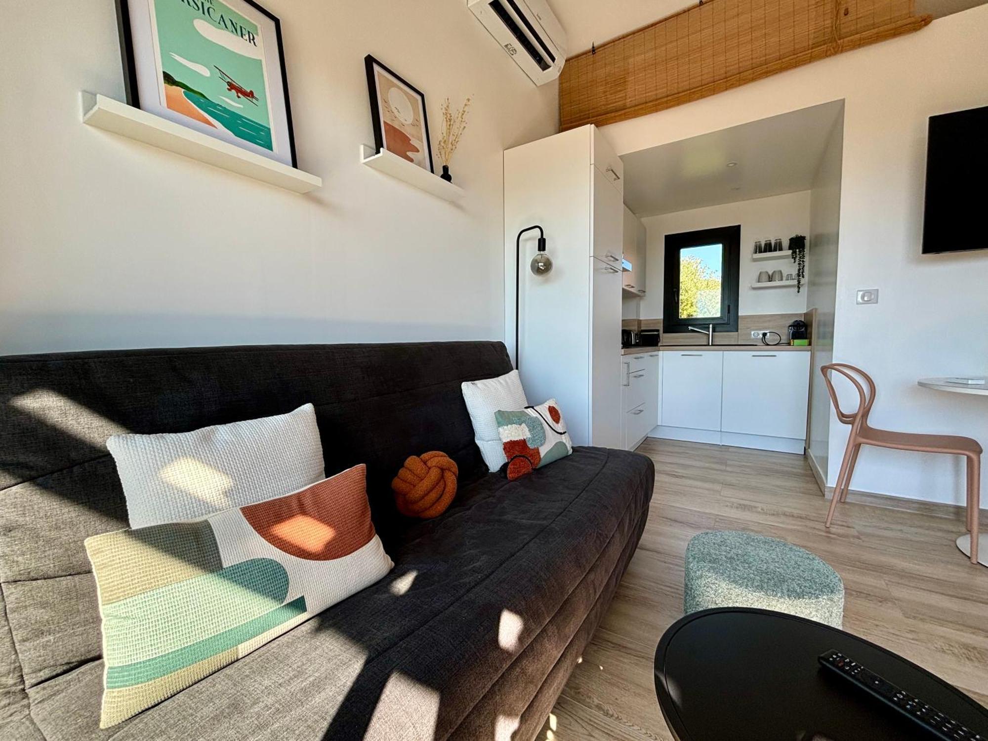 Studio Vue Mer A Porticcio Piscine Et Parking Ngoại thất bức ảnh