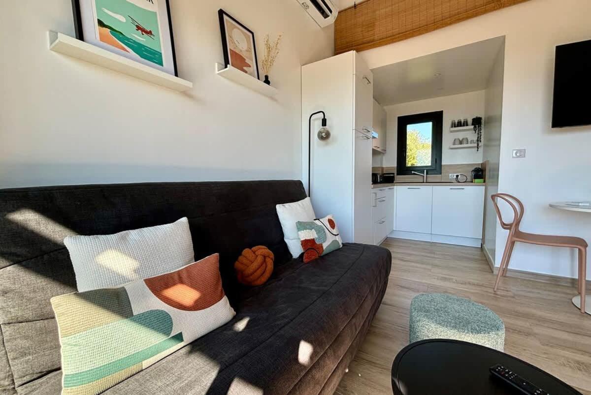 Studio Vue Mer A Porticcio Piscine Et Parking Ngoại thất bức ảnh